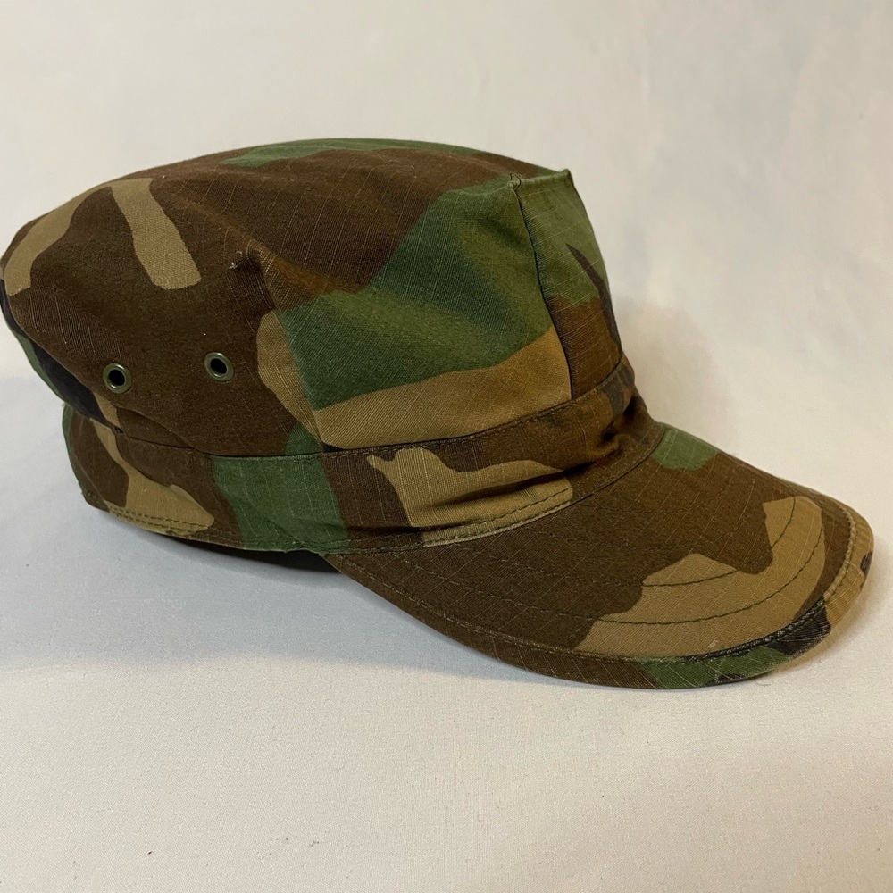 Military Issue Woodland Camo BDU Hat NWOT Unisex XS